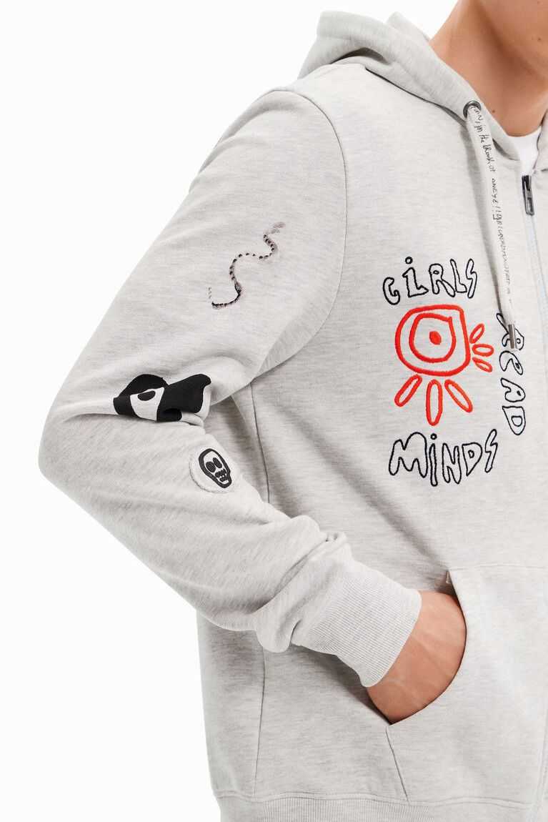 Pánské Mikiny Desigual Girls hoodie | 029483SBP