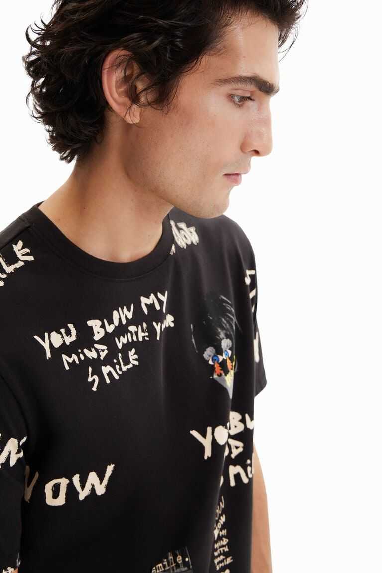 Pánské Polo Triko Desigual Krátké-sleeve text | 261597JZF