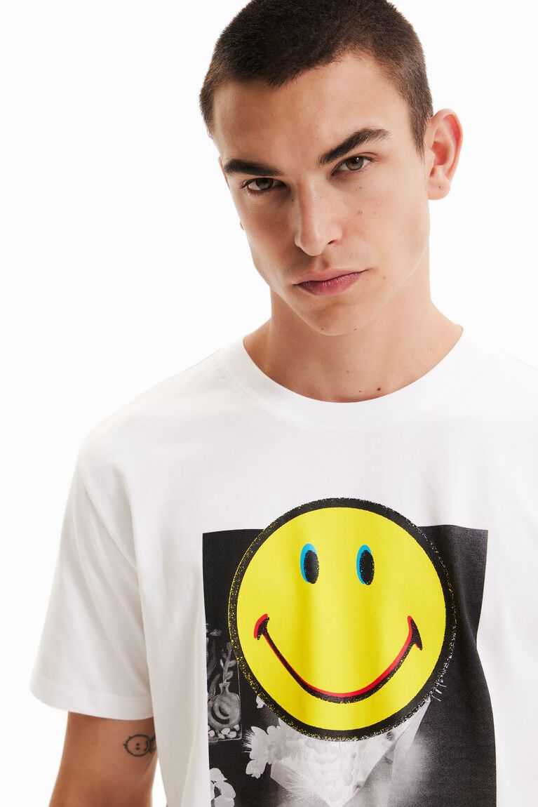 Pánské Polo Triko Desigual Krátké-sleeve Smiley | 893604WNE