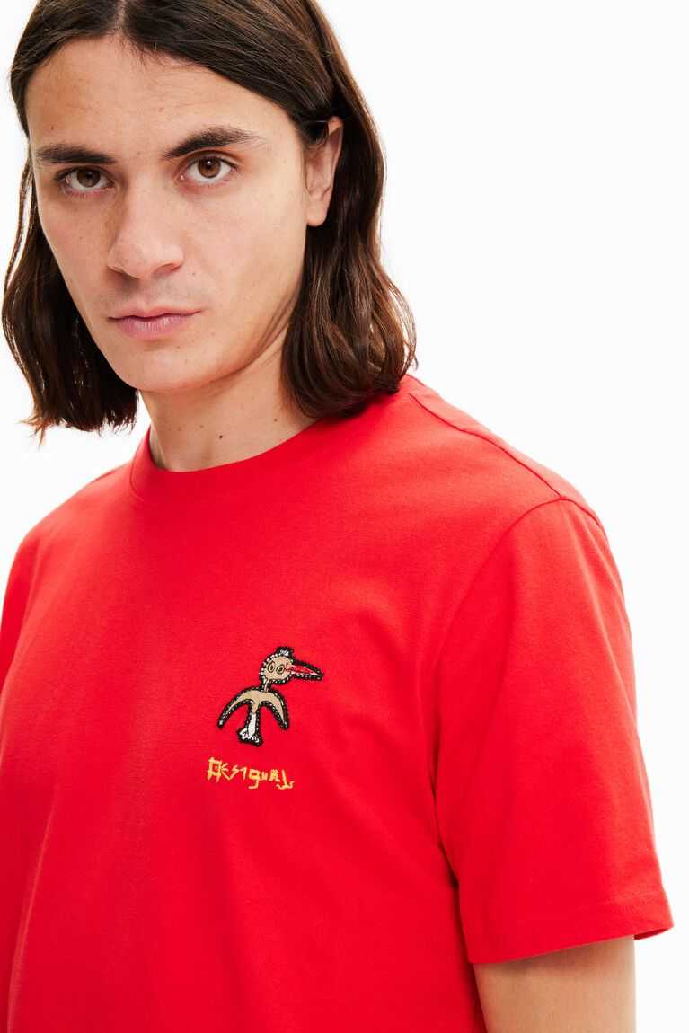 Pánské Polo Triko Desigual Krátké-sleeve bird | 925416ZEO